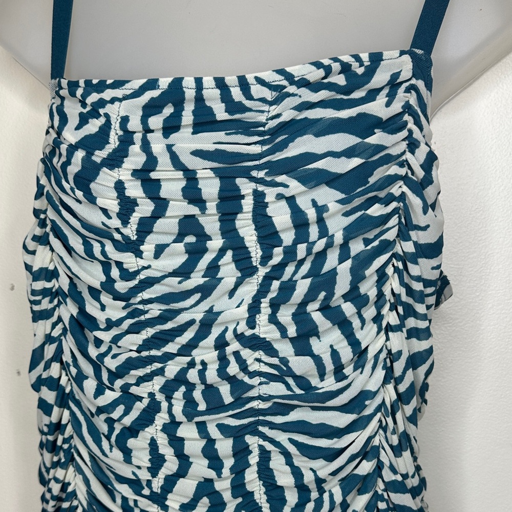 Torrid Zebra Print Camisole - Teal and White - Picture 4 of 5